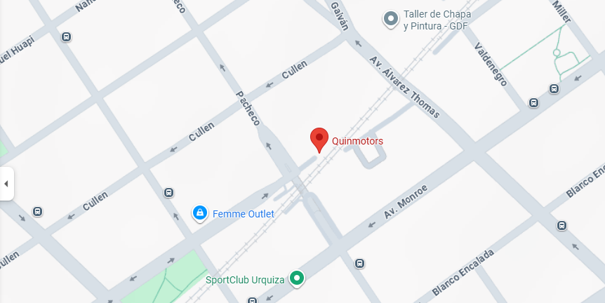 Ubicación Quinmotors